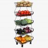 Amazon: $34.99 ($39.99)  Fruit and Vegetable Storage with Wheels, 4 Tier