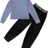 Amazon: $9.99 ($19.99) Girls 2 Piece Outfits Long Sleeve Crop Tops and Lounge Pants