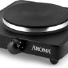 Amazon : $12.50 ($19.99) Aroma Housewares AHP-303 Single Burner Hot Plate, Metal, Black