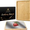 Amazon: $9.99 ($19.98)  2 in 1 Double Sided Titanium Cutting Board & Bamboo  from