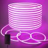 Amazon: $14.99 ($29.98) Neon Rope Lights, 32.8Ft Purple Led Strip Lights