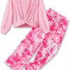 Amazon: $12.99 ($25.99) Girls 2 Piece Outfits Sweatsuit Set Twist Front