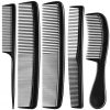 Amazon:  $3.59 ($8.99) 5 Piece Professional Black Comb Set, Premium