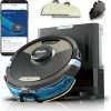 Amazon : $379.99 ($699.99)  Shark Robot Vacuum & Mop Combo, Powerful Suction, Matrix Plus, 60-Day Debris Capacity, HEPA Bagless Self Empty Base, Sonic Mopping, Home Mapping for Pet Hair, Carpets & Hardfloor, Black/Gold, AV2610WA