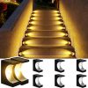 Amazon: $9.89 ($33.99)10Pk Solar Stair Lights Outdoor Waterproof Step Lights