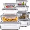 Amazon: $22.99 ($25.99) 8 Pack Glass Food Storage Containers w/ Lids