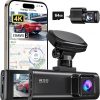 Amazon : $108.99 ($189.99)  REDTIGER 4K Dash Cam Front and Rear, STARVIS 2 Sensor, 64GB Card Included, 4K/2.5K+1080P Dual Dash Camera for Cars Built-in WiFi GPS, 3.18 Inch IPS Screen, 170° Wide Angle, Parking Monitor (F7N Pro)