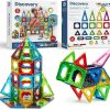 Amazon : $16.89 ($23.15)  Discovery 100-Piece 3D Magnetic Tile Set [Amazon Exclusive] Construction Building Block Creativity Kit, Educational Learning STEM Toy, Safe Non-Toxic Engineering Development Preschool Activity
