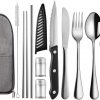 Amazon: $4.49 ($9.99) Travel Utensils with Case,Reusable Utensils