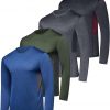 Amazon : $29.74 ($50.00) Real Essentials 4 Pack: Men's Dry-Fit UV Moisture Wicking UPF 50+ SPF Sun Protective Fishing Hiking Active Long Sleeve Shirt