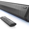 Amazon : $39.99 ($79.99)  Passau Sound Bar 35 Inch Soundbar for Smart TV Speaker with Bluetooth 5.3 Opt/USB/AUX Connectivity, LED Display, 3 DSP Mode TV Sound Bars for Home Theater Audio PC Gaming Projector