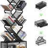 Amazon:  $26.99 ($65.99) 9-Tier Space Saving Bookshelf with Storage