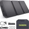 Amazon:$24.99 ($69.99)MARBERO 30W Portable Solar Panel 30 Watt Foldable Solar Panel IP65 Waterproof Solar Charger with QC3.0 USB & DC Output(10 Connectors) 24% High Efficiency Solar Panel Charger for Outdoor Camping Cloudy