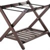 Amazon:$14.05 ($16.66)Winsome Remy Luggage Rack with Storage Shelf, for Guest Room, No Assembly, Cappuccino