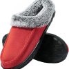 Amazon :$7.74 ($15.40)Women's Slippers Suede Moccasin Fuzzy Lined Memory Foam House Shoes for Indoor Outdoor