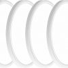 Amazon:$30.83 ($43.42)4PACK 3200lm LED Flush Mount Ceiling Light, Super Slim 12 inch LED Ceiling Light, 5000K Daylight LED Ceiling Light for Bedroom, living room, garage, office, warehouse, Dining room (White, Four Pack)