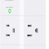 Amazon$8.99 ( $18.99)USB Outlet Extender Surge Protector – with Rotating Plug, 6 AC Multi Plug and 3 USB Ports (1 C), 1800 Joules