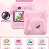 Amazon:$12.99 ($39.99)Kids Camera Instant Print, 48MP Selfie Digital Camera for Kids Christmas Birthday Gifts, 1080P Instant Print Cameras with Print Paper, 32GB Card, Toddle Toy for 4 5 6 7 8 9 Year Old Boys Girls-Pink
