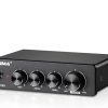 Amazon : $39.99 ($79.99)   AIYIMA A01 Pro 100W x 2 Power Amplifier Bluetooth 5.1 Class D Amp TPA3116 2.0/2.1 Channel Stereo Amplifier Receiver Mini Speaker Amp with 3.5mm AUX Output + DC24V Power Adapter Black
