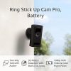 Amazon : $89.99 ($179.99)   Ring Stick Up Cam Pro Battery | Two-Way Talk with Audio+, 3D Motion Detection with Bird’s Eye Zones, and 1080p HDR Video & Color Night Vision (2023 release), Black