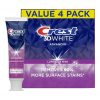 Amazon : $11.97 ($14.99)  Crest 3D White Advanced Luminous Mint Teeth Whitening Toothpaste, Crest Toothpaste, 3.7 oz Pack of 4 - Helps Remove Surface Stains, Whitens Teeth, Strengthens Tooth Enamel, Protects Against Cavities