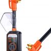 Amazon : $53.99 ($89.99)  GEARGO RV Surge Protectors 50 Amp Waterproof, [2025 New Upgraded] RV Circuit Analyzer, Full Protection RV Adapter Plug for Camper(Orange)