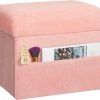 Amazon:  $12.99 ($25.99) Storage Ottoman, Folding Ottoman Foot Rest Stool