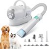 Amazon : $49.99 ($59.99) Dog Grooming Kit, Pet Grooming Vacuum with Pet Clipper Nail Grinder, Dog Hair Vacuum with 6 Pet Grooming Tools for Dogs Cats Shedding Grooming