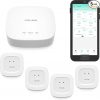 Amazon : $39.59 ($69.99) YoLink Smart Home Starter Kit: Hub & Water Leak Sensor 4-Pack, SMS/Text, Email & Push Notifications, LoRa Up to 1/4 Mile Open-Air Range, w/Alexa, IFTTT, Home Assistant