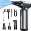 Amazon : $27.99 ($129.99)  Compressed Air Duster, 180000RPM 7500Mah Electric Air Duster with Brushless Motor, 12-Gear Mini Blower, Replace Canned Air, Jet Dry Blower for Computer, Keyboard, Car, Home, Outdoor Cleaning