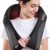 Amazon : $29.99 ($42.84)  Back Neck Shoulder Massager with Heat, Shiatsu Electric Deep Tissue 3D Kneading Massagers for Relief on Waist, Leg, Calf, Foot Full Body Muscles, Gift for Men Women Mom Dad (Black)