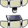 Amazon : $18.14 ($42.99) Onforu 3000LM Solar Lights Outdoor, 3 Heads Security Lights with Remote Control, IP65 Waterproof Motion Sensor Lights, 3 Modes Flood Lights for Wall, Porch, Yard, Outside, 2 Pack