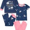 Amazon: $9.99 ($17.99) Baby  Girls Toddler Snug Fit 4-Piece Pajama Set