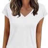 Amazon:  $5.99 ($9.99) Women V Neck T Shirts Cap Sleeve Business Casual Tops