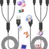 Amazon:  $4.79 ($7.99)  Multi Charging Cable,(2Pack 4FT) 3 in 1 Charging Cable