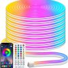 Amazon : $9.99 ($35.99)  33Ft Led Neon Strip Lights, RGB 840LED Rope Lights, Control with App/Remote, IP68 Waterproof Flexible Outdoor Led String Lights, Multiple Modes, Music Sync Neon Lights for Bedroom Gaming Room Decor
