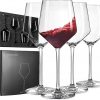 Amazon:  $14.49 ($28.99) Red Wine Glasses Set of 4,Large Crystal White