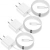 Amazon : $4.99 ($9.99) HALIHALL [MFI Certified] iPhone Charger Block USB C Fast Wall Plug with 6ft USB C to Lightning Cable for i Phone/14/13/12/11/pro/pro max/Air pods pro/iPad air 3/min4 (3 Pack)