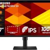 Amazon : $159.99 ($189.99) SAMSUNG 27'' (S40GD) Borderless Business Monitor with IPS Panel, 100Hz Refresh Rate, Eye Saver Mode, Ergonomic Design, Game Picture Mode, LS27D408GANXGO