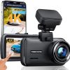Amazon : $39.89 ($119.90) 4K Dash Cam, Built-in WiFi GPS, Touch Screen Car Camera, 24Hr Parking Monitor, Loop Recording, Dash Camera for Cars with App Control, HDR, G-Sensor Support 256GB Max