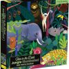 Amazon : $11.89 ($16.99) Mudpuppy Jungle Illuminated 500 Piece Glow in the Dark Jigsaw Puzzle for Kids and Families, Family Puzzle with Glow in the Dark Jungle Theme