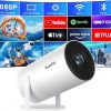 Amazon : $99.99 ($129.99)  [Netflix Officially & Electric Focus] Projector with WiFi and Bluetooth, XuanPad Full HD 1080P Portable Projector, 210° Rotatable Stand, Auto Keystone, Dust Removal and Heat Dissipation Designp