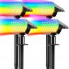Amazon:  $14.99 ($29.99) [4 Pack/7 Colors/37 LED] 2-in-1 Solar Landscape Spotlights