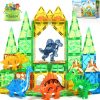 Amazon:  $12.49 ($41.96) Dinosaur Toys Magnetic Tiles 3D Movable Dinos for Kids