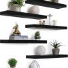 Amazon: $14.99 ($29.99) 6pk Wood Floating Shelves for Wall Rustic Wall Shelves