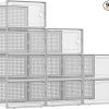 Amazon : $14.99 ($37.99) Kuject X-Large Shoe Storage Boxes Organizers Clear Plastic Stackable 9 Pack, Shoe Rack & Holder Substitute, Sneaker Containers, Toy Storage Organizer Bins for Entryway, Closet, Under Bed, Grey