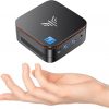 Amazon:$138.76 ($259.96)KAMRUI Essenx E1 Mini PC,W-11 Pro 12th N97 Mini Computer(Beat N150,up to 3.6GHz),Mini Desktop Computers 16GB RAM 512GB SSD,Desktop PC Support 4K HDMI+DP,Mini PC with Dual WiFi,Business Home Office