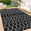 Amazon: $11.69 ($38.99) Outdoor Rug 5×8 ft, Waterproof Reversible Plastic Straw Rug