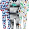 Amazon: $18.89 ($27.00) baby-boys 3-pack Snug Fit Footed Cotton Pajamas