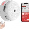 Amazon:$19.99 ($39.99)X-Sense Smart Smoke Detector Fire Alarm with Replaceable Battery, Wi-Fi Smoke Detector, Real-Time App Notifications, XS01-WX, 1-Pack